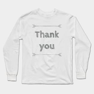 Thank you - Onesies for Babies - Onesie Design Long Sleeve T-Shirt